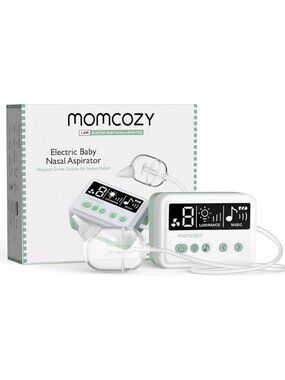 Hospital-Grade Baby Nasal Aspirator, 70 KPa Suction, 9 Adjustable Levels